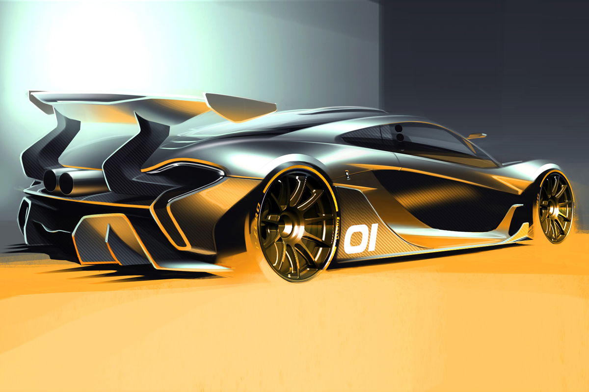 McLaren P1 GTR: New track car image released
