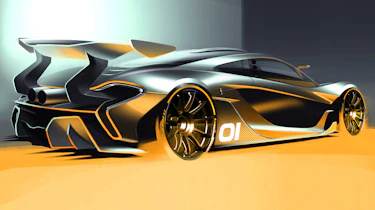 McLaren P1 GTR: New track car image released