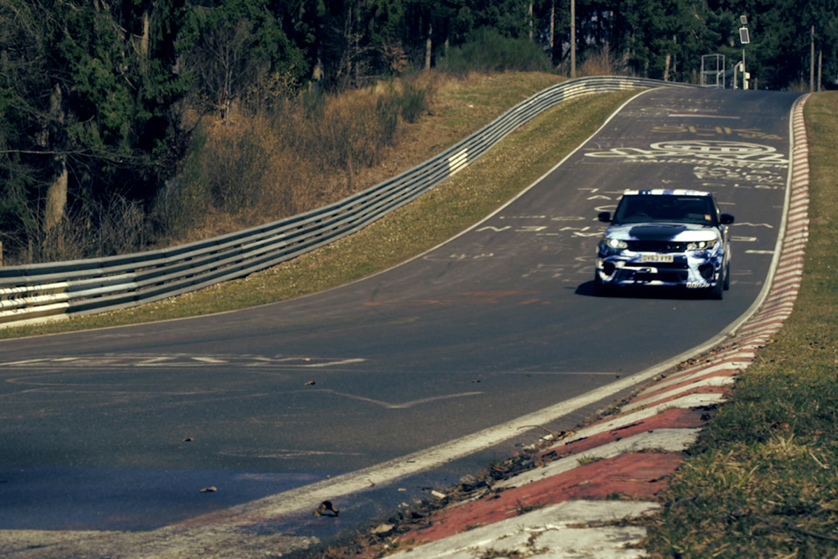 Range Rover Sport SVR Nurburgring record