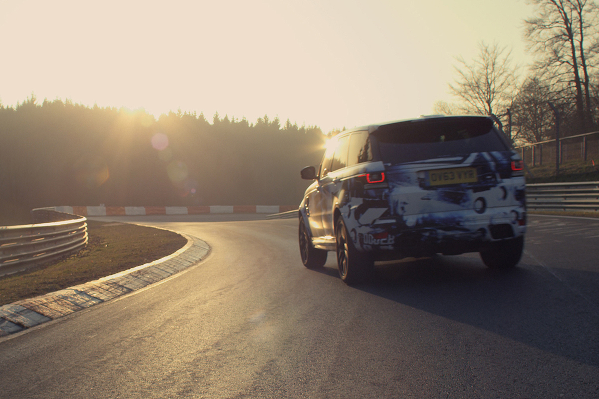 Range Rover Sport SVR Nurburgring record