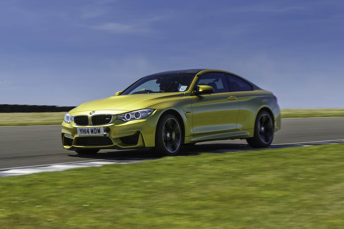 BMW M4 on track