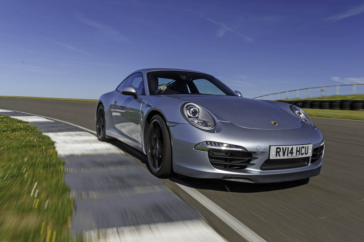 Porsche 911 Carrera on circuit