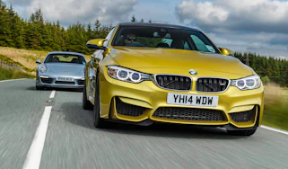 BMW M4 v Porsche 911 Carrera