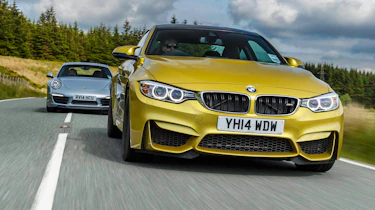 BMW M4 v Porsche 911 Carrera