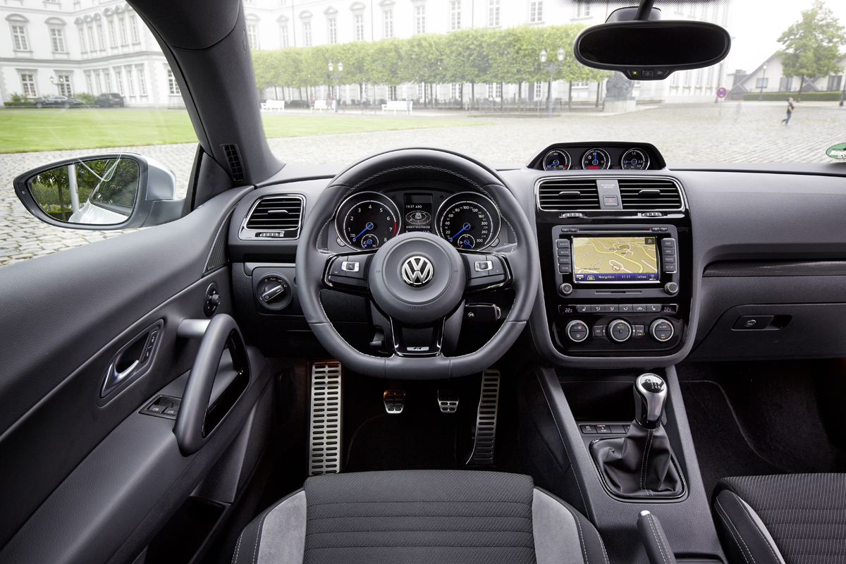 VW Scirocco R interior dashboard
