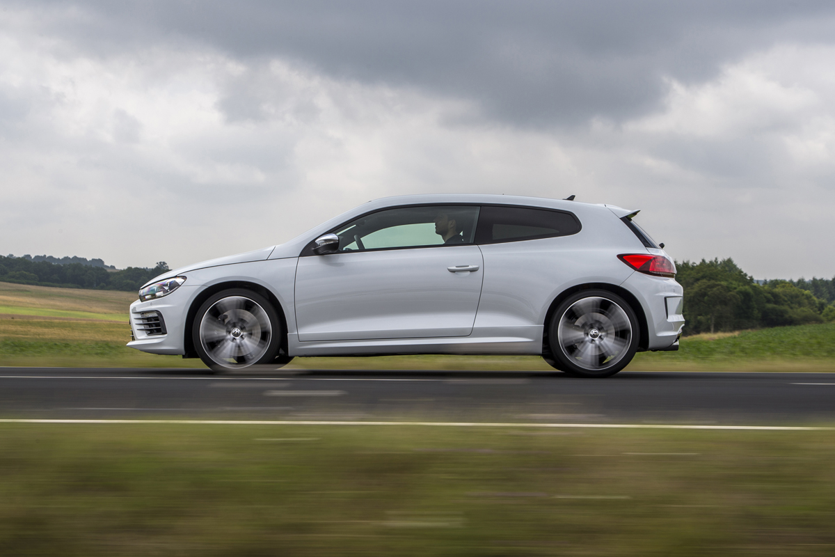 VW Scirocco R side profile