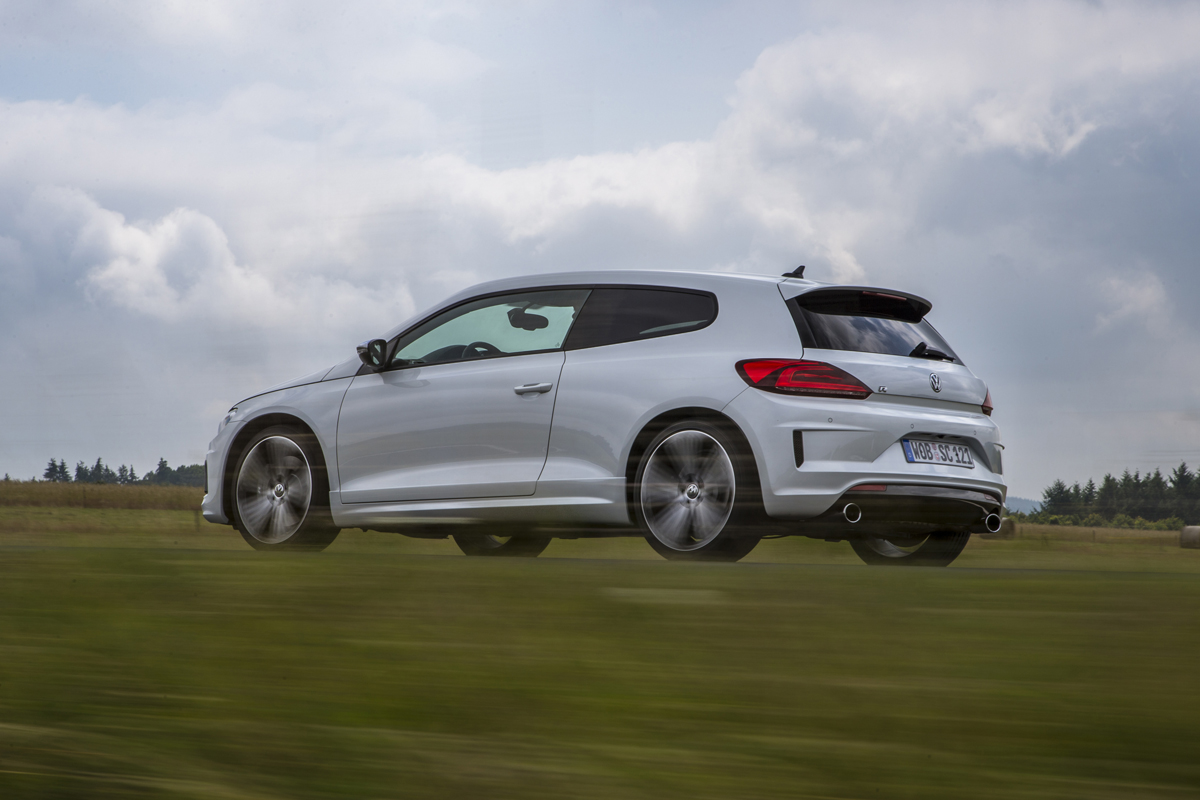 VW Scirocco R white