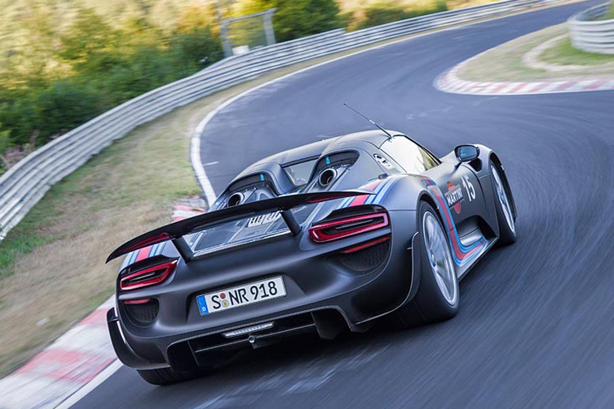 Porsche 918 at the Nurburgring