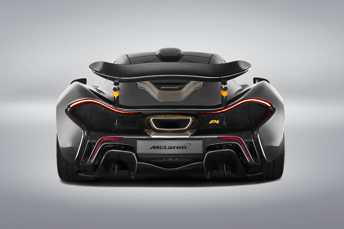 McLaren P1 MSO gold rear