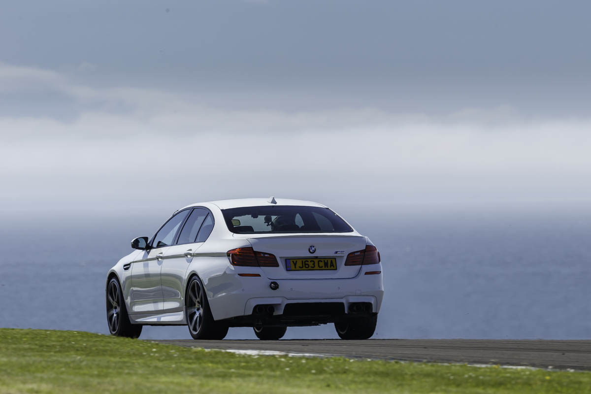 BMW M5 on track