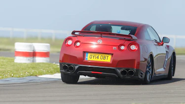 Nissan GT-R on track