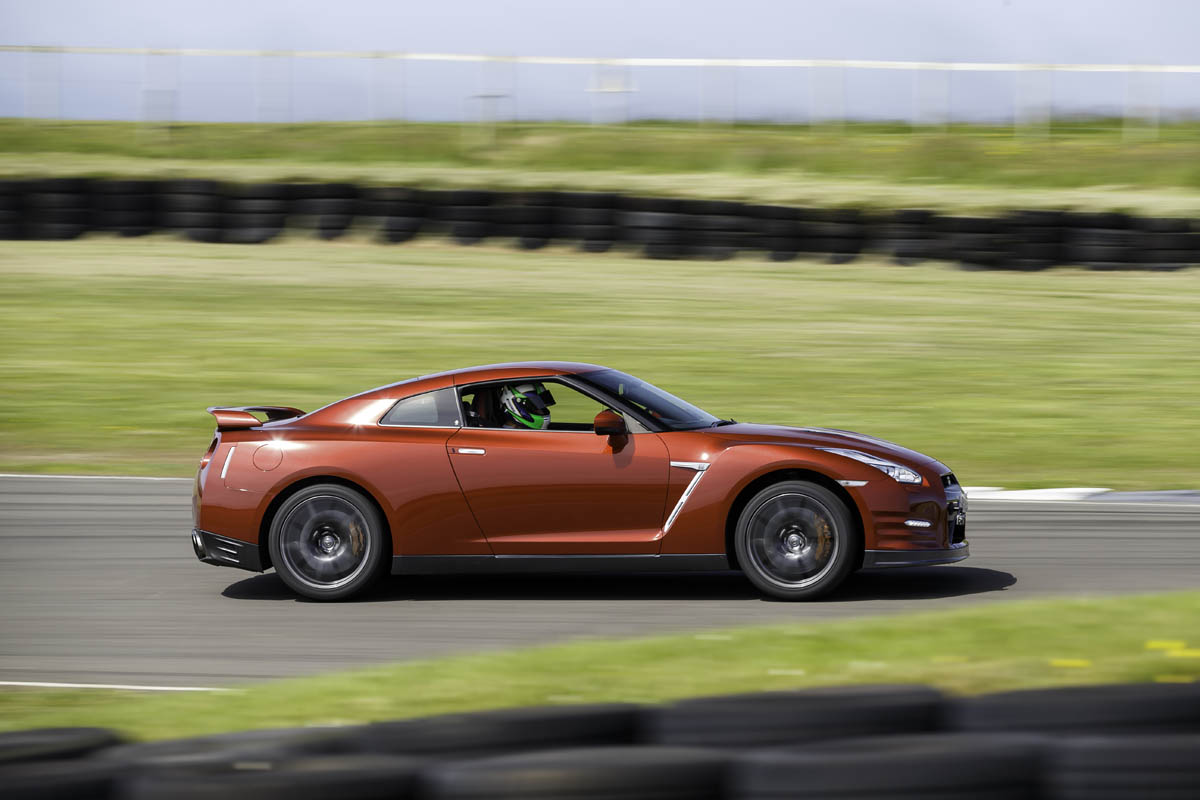 Nissan GT-R on track