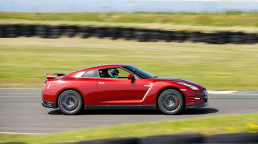 Nissan GT-R on track