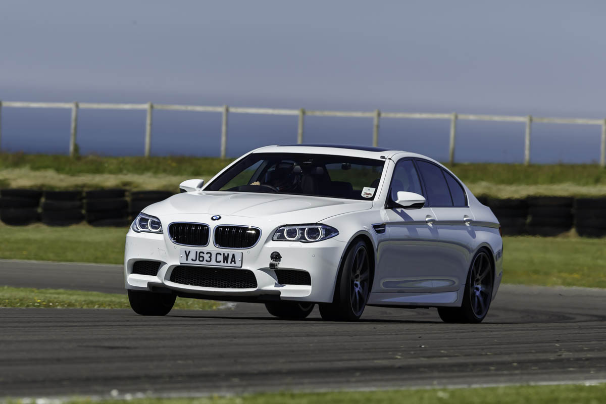 BMW M5 on track