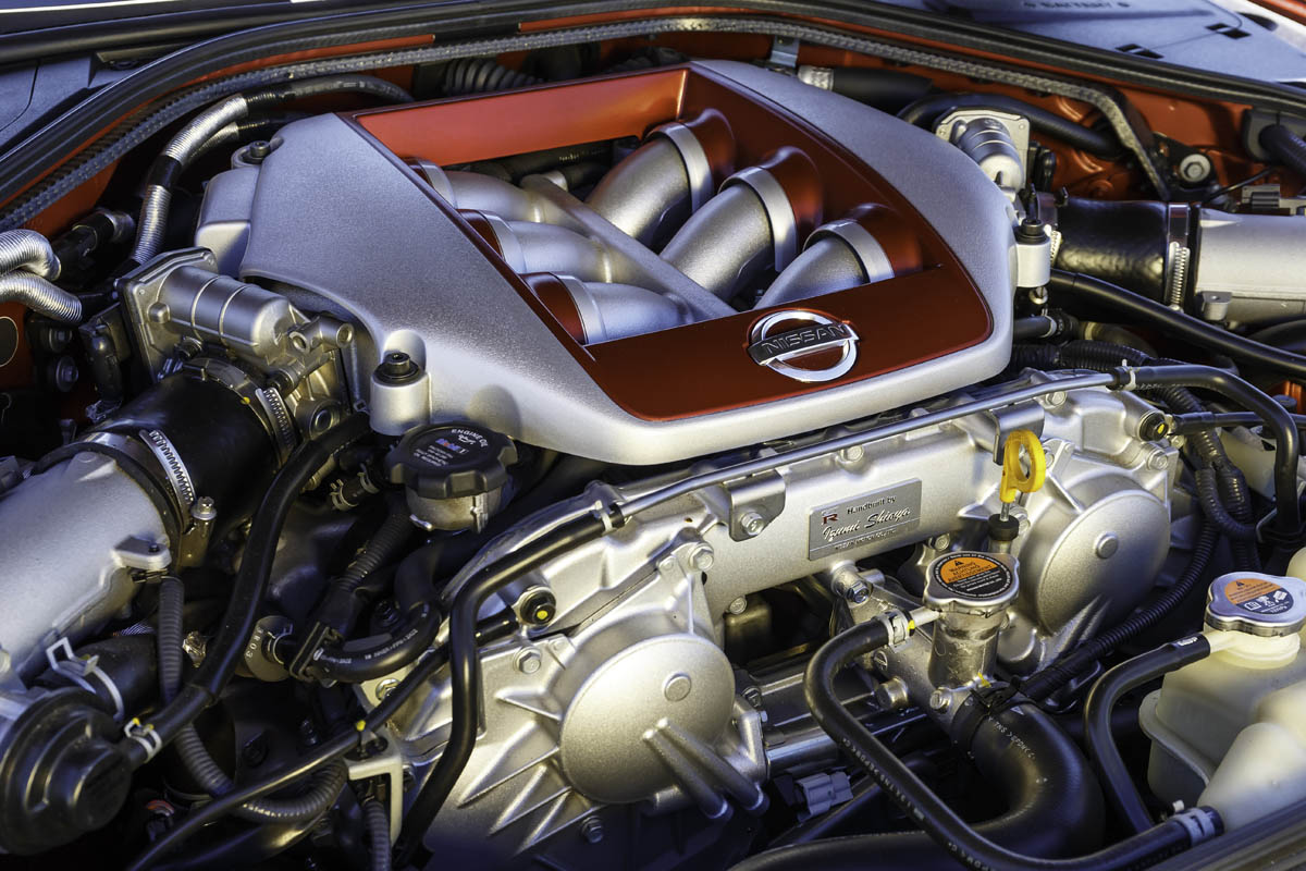 Nissan GT-R twin-turbo V6 engine