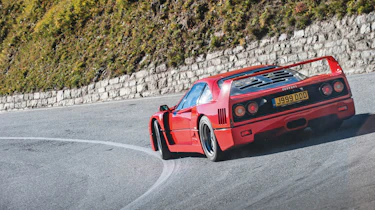Ferrari F40 across the Alps: INSIDE evo video
