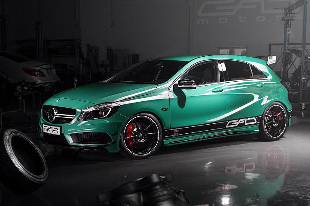 Mercedes A45 AMG tuned to 424bhp by GAD Motors