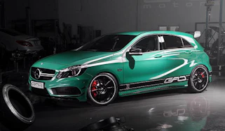 Mercedes A45 AMG tuned to 424bhp by GAD Motors