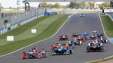 Formula E race practice completed