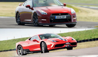 Ferrari 458 Speciale v Nissan GT-R track video