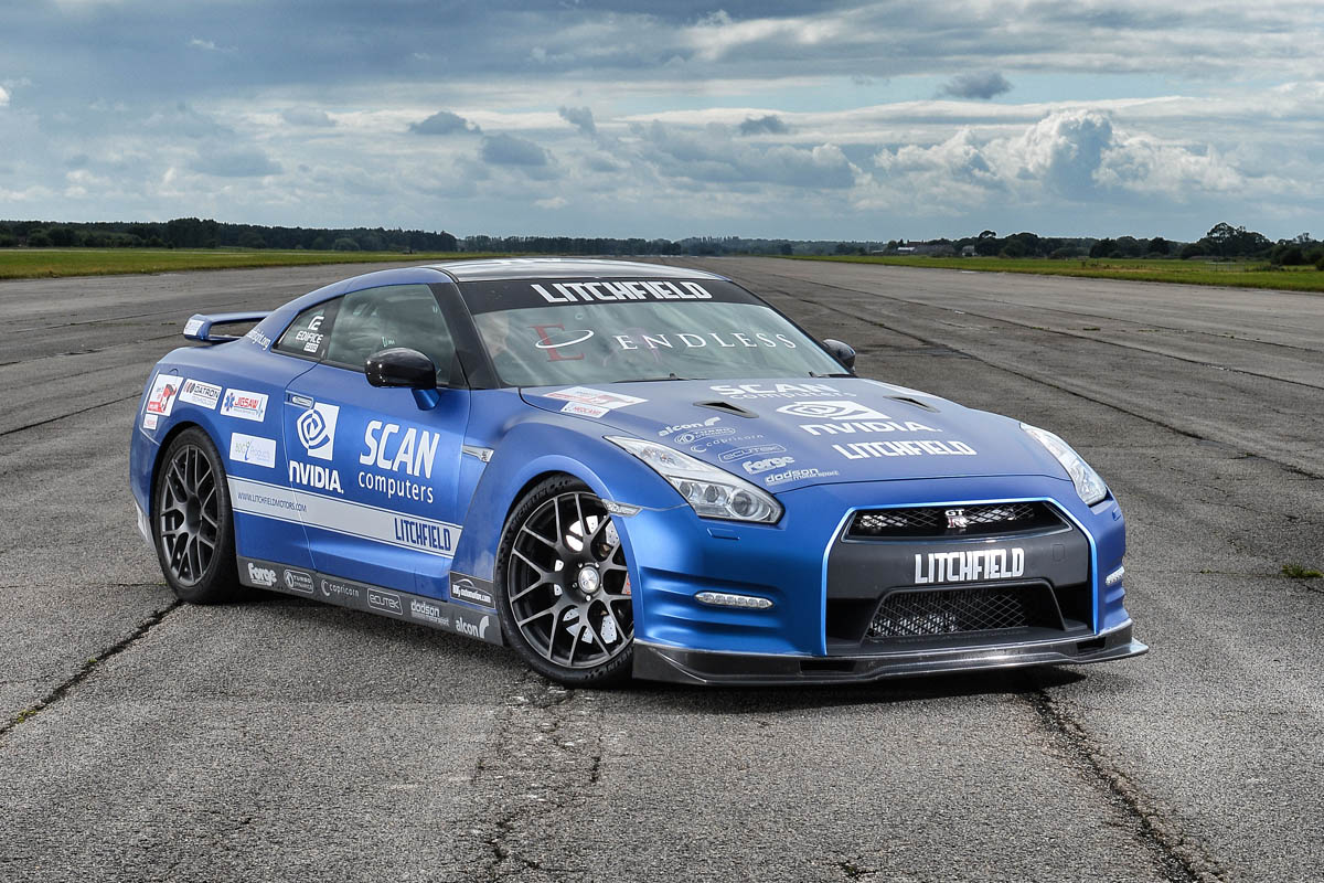 Blind speed record broken in Nissan GT-R