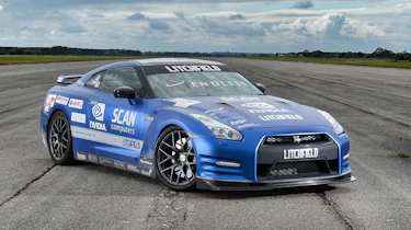 Blind speed record broken in Nissan GT-R