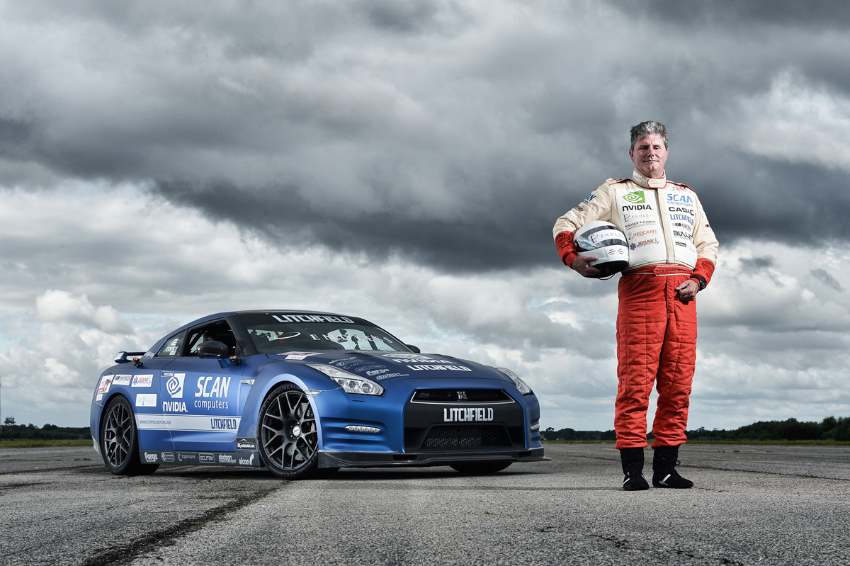 Blind speed record broken in Nissan GT-R