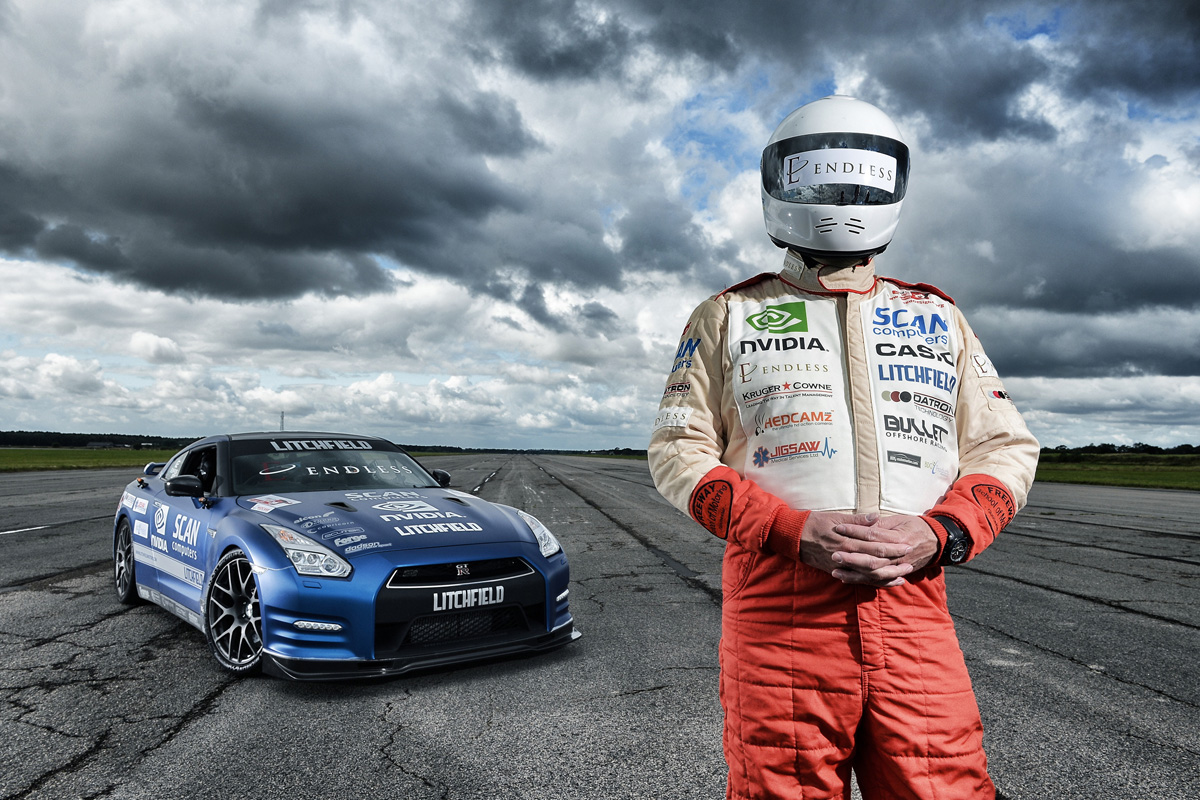 Blind speed record broken in Nissan GT-R