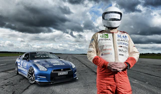 Blind speed record broken in Nissan GT-R