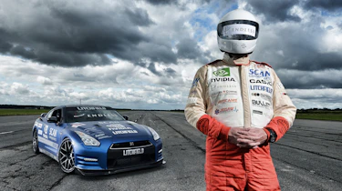 Blind speed record broken in Nissan GT-R