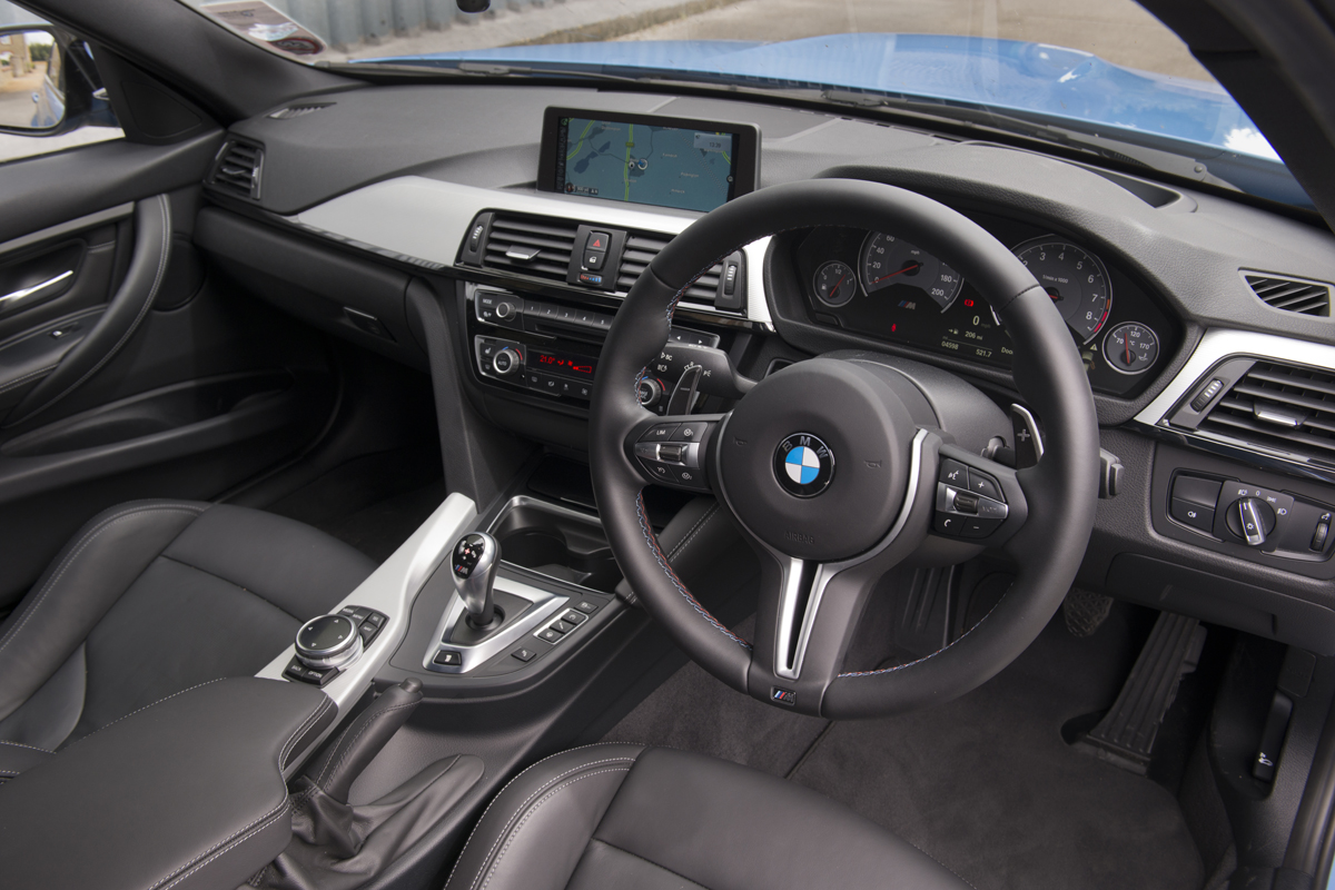BMW M3 interior