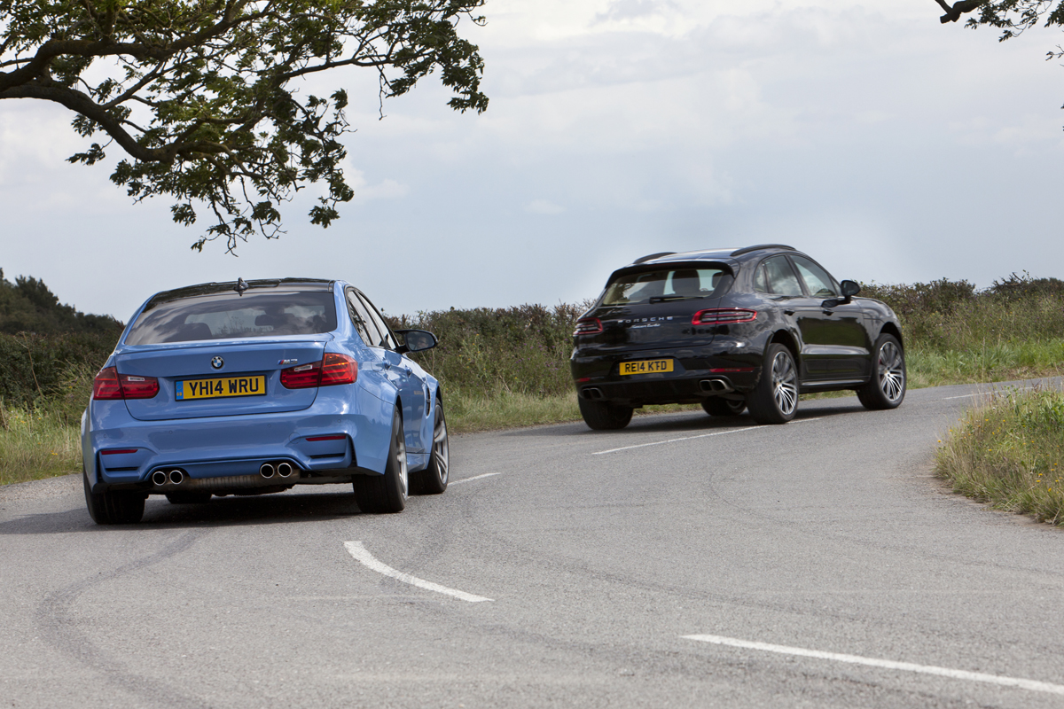 Porsche Macan Turbo v BMW M3