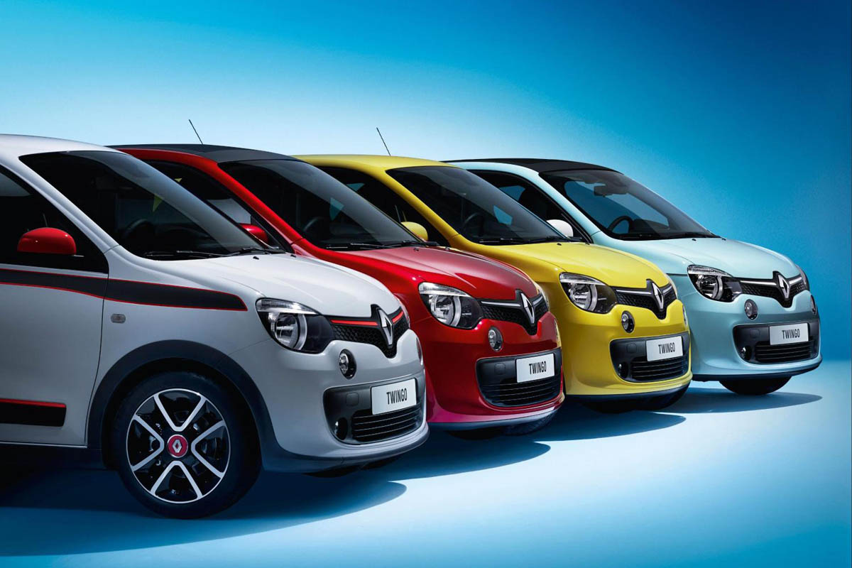 Renault Twingo colour range