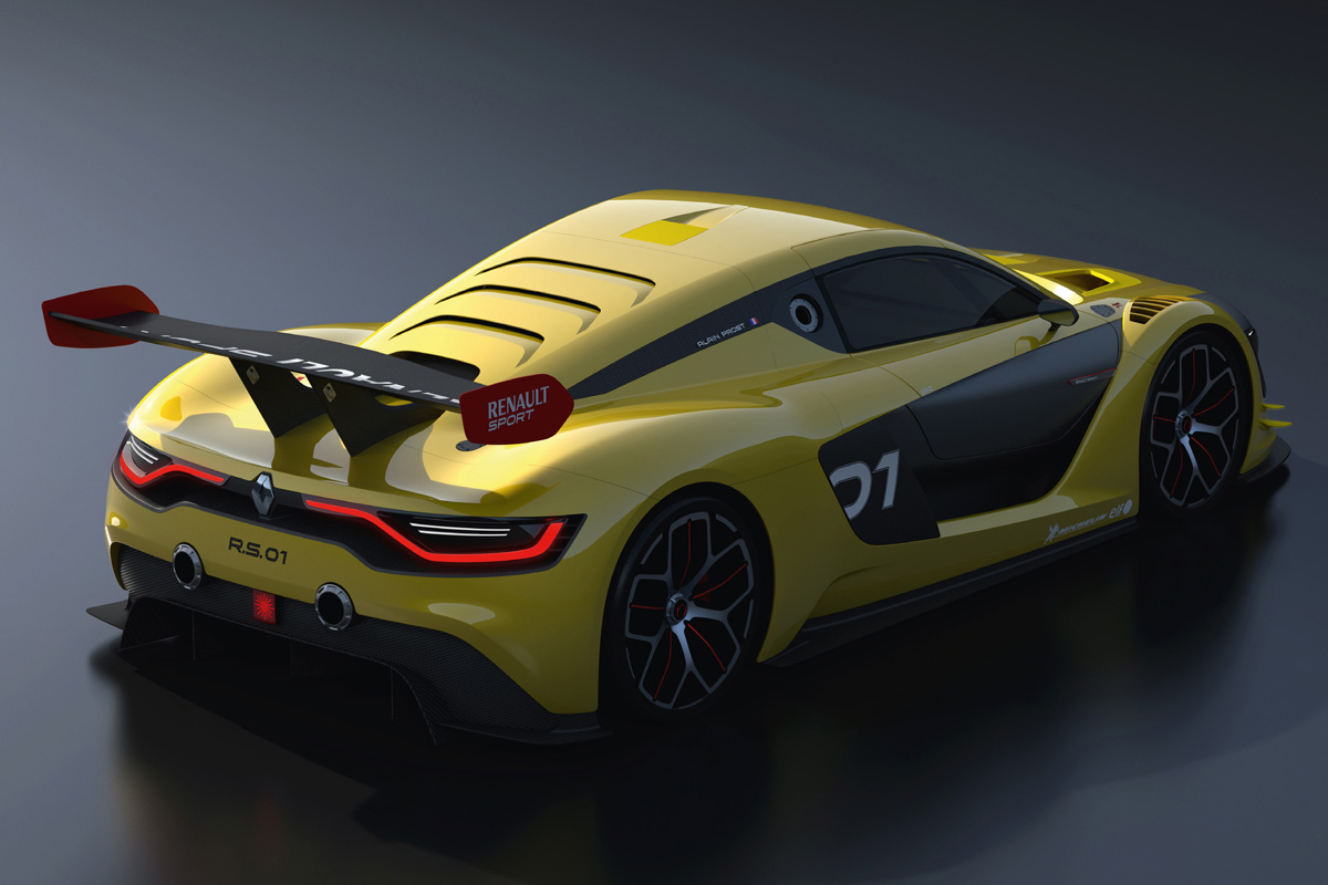 Renault R.S 01 race car unveiled