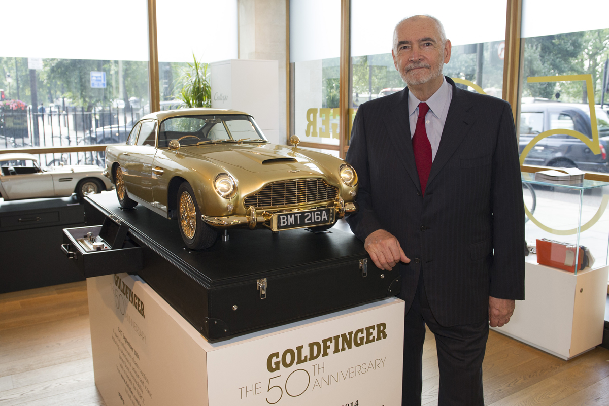 Gold Aston Martin DB5 up for auction