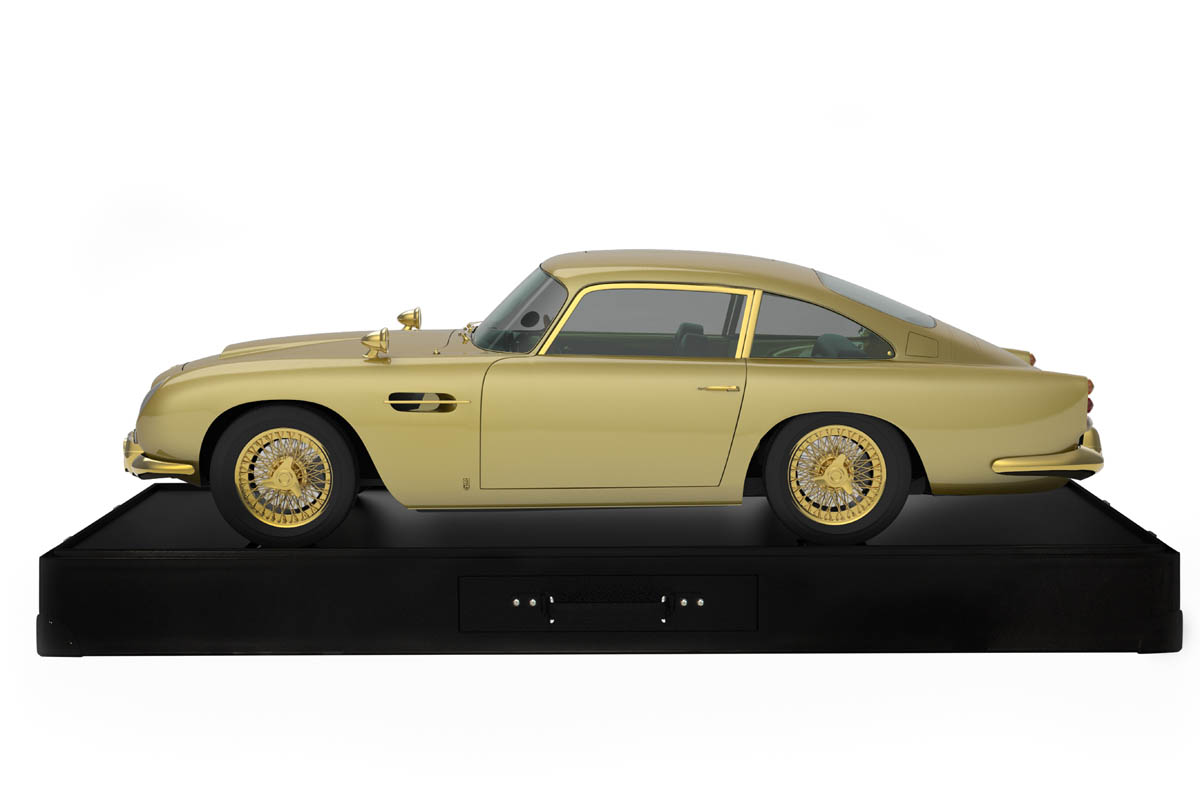Gold Aston Martin DB5 up for auction