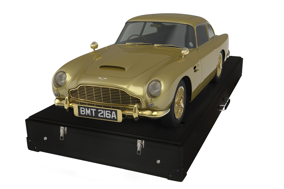 Gold Aston Martin DB5 up for auction