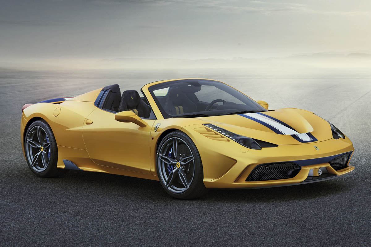 Ferrari 458 Speciale Aperta appearing in Paris
