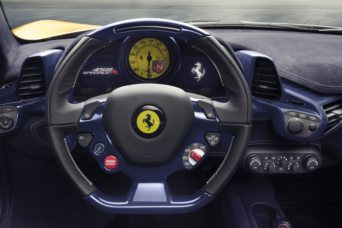 Ferrari 458 Speciale Aperta appearing in Paris