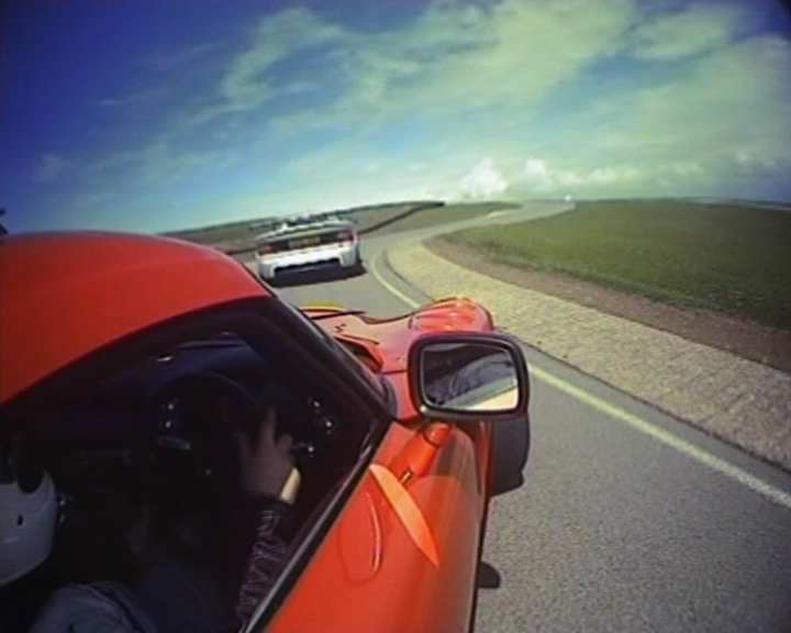 evo&amp;#039;s Roger Green powerslides a TVR Sagaris