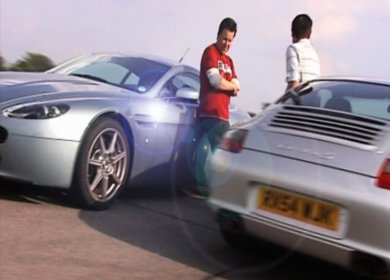 Porsche and Aston Martin