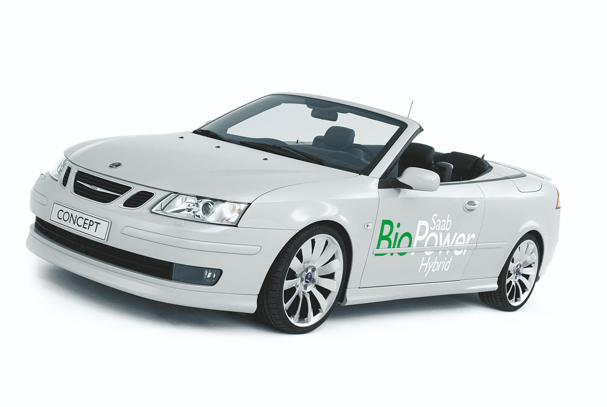 Saab 9-3 Hybrid biofuel