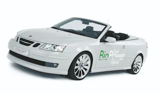 Saab 9-3 Hybrid biofuel