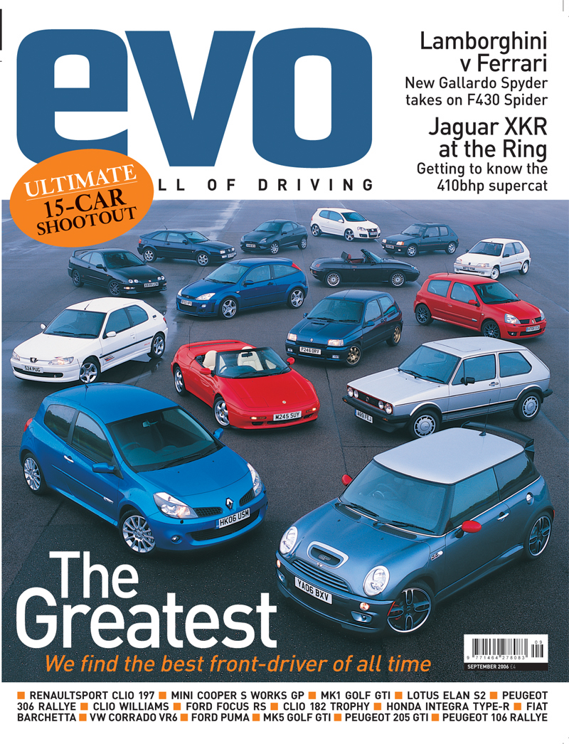 Evo cover - September 2006, Issue 95