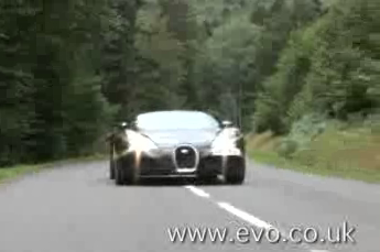 Bugatti Veyron on test
