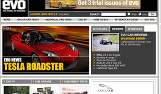 evo home page