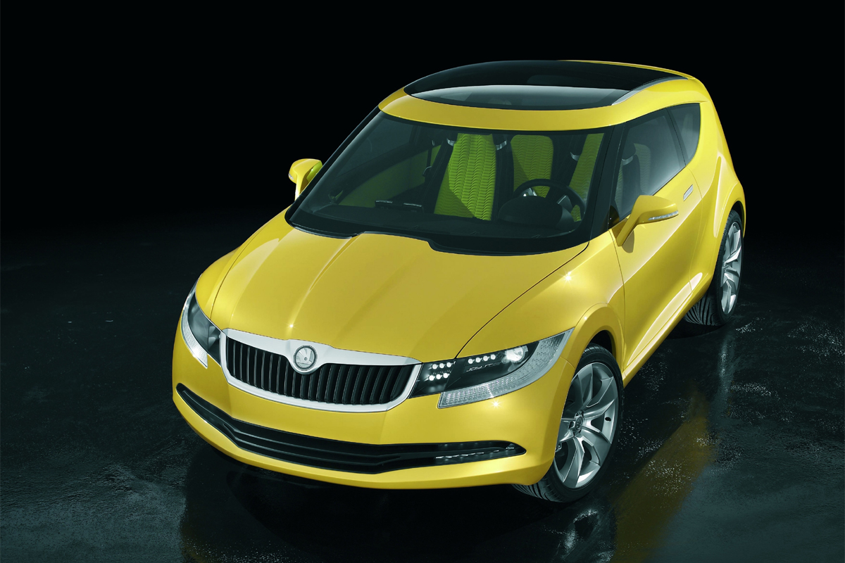 Skoda Joyster concept coupe front exterior