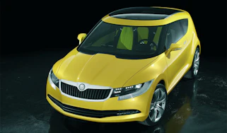 Skoda Joyster concept coupe front exterior