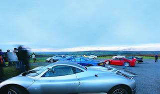 Pagani Zonda S with the issue 100 cars