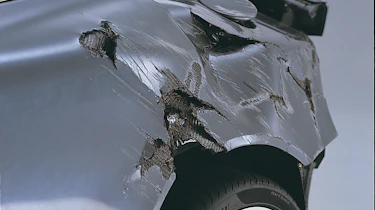 James Bond Crashed Aston Martin